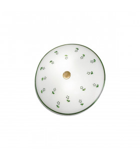 Plafonnier style cosy NONNA laiton antique 2 ampoules