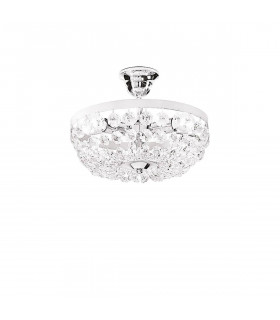 Plafoniera classica VALERIE cromo 3 lampadine