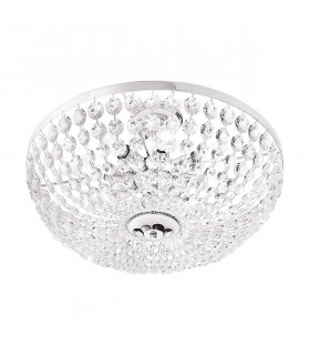 VALERIE plafoniera classica cromata 8 lampadine