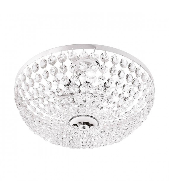 VALERIE plafoniera classica cromata 8 lampadine