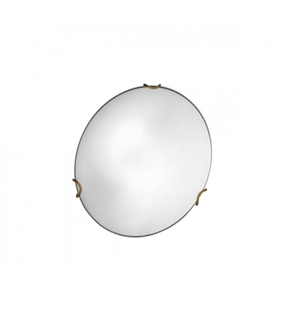 Plafonnier MOON laiton antique 1 ampoule