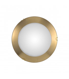 Plafoniera MOON 24 carati oro 2 lampadine