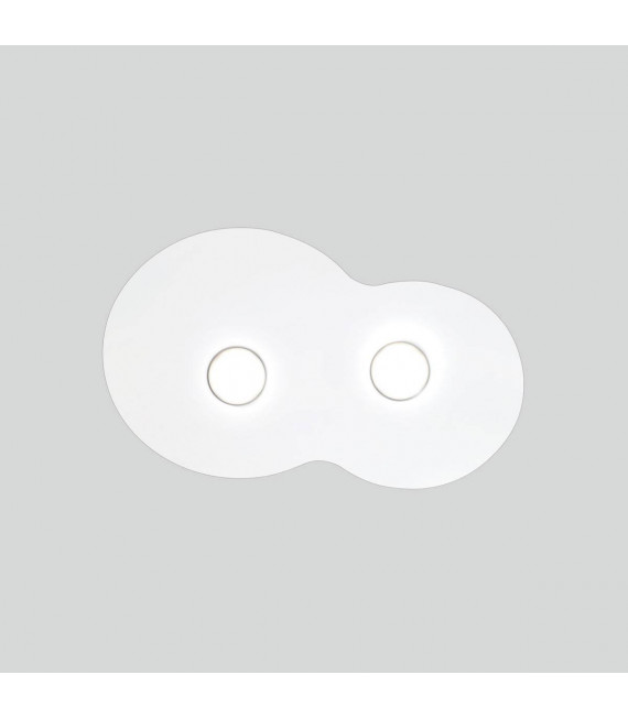 Plafonnier CIRCLE blanc 2 ampoules