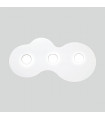 Plafonnier CIRCLE blanc 3 ampoules