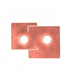 Plafonnier SQUARE blanc 2 ampoules