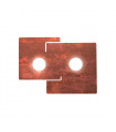 Plafonnier SQUARE blanc 2 ampoules