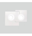 SQUARE Ceiling Light 2 lights - 1