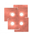 SQUARE Ceiling Light 4 lights - 1