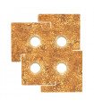 Plafonnier SQUARE blanc 4 ampoules