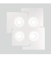 SQUARE Ceiling Light 4 lights - 1