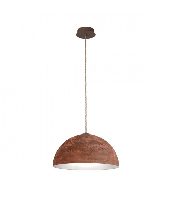 CULT Lampada a sospensione in acciaio Corten 1 lampadina