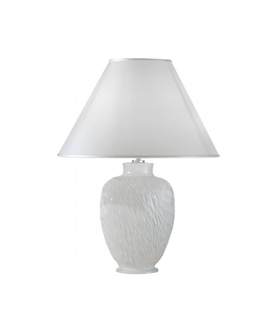 Lampada da tavolo bianca CHIARA 1 lampadina