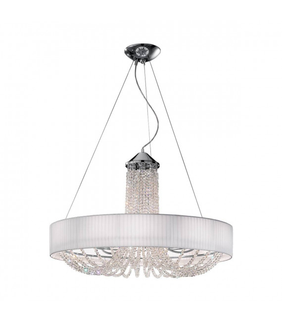 Design Pendelleuchte GIOIOSA Chrom 12 Lampen