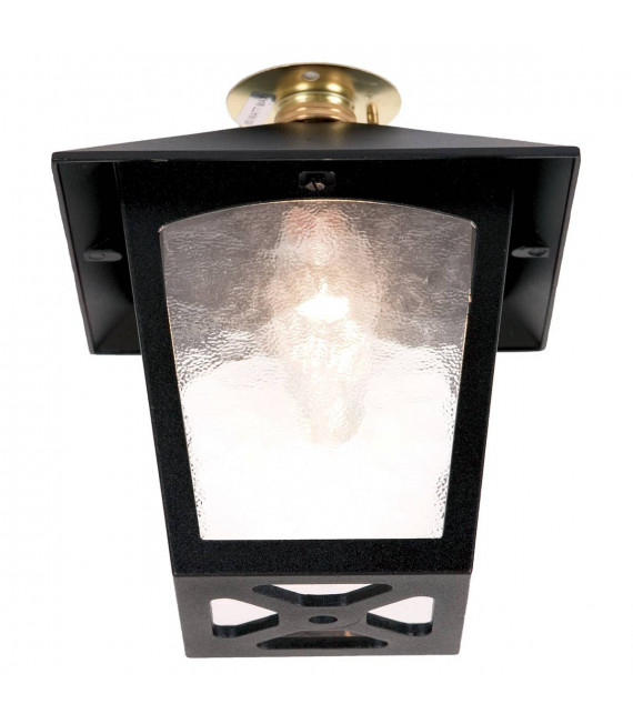 plafonnier ventilateur vintage 2 ampoules e27 max 60w brun patiné