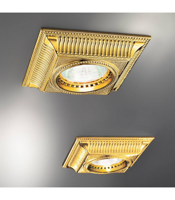 Klassischer Spot MILORD 24 Karat Gold 1 Glühbirne