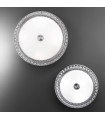 Plafonnier classique MILADY chrome 4 ampoules