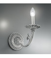 Applique murale classique PISANI chrome 1 ampoule