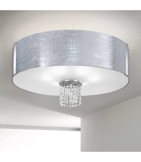 EMOZIONE Designer Deckenleuchte Chrom 6 Lampen