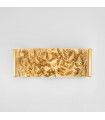 Applique murale design EMOZIONE Or 24 Carats 2 ampoules