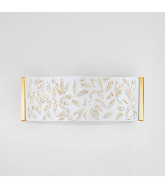Applique di design EMOZIONE 24 carati oro 2 lampadine