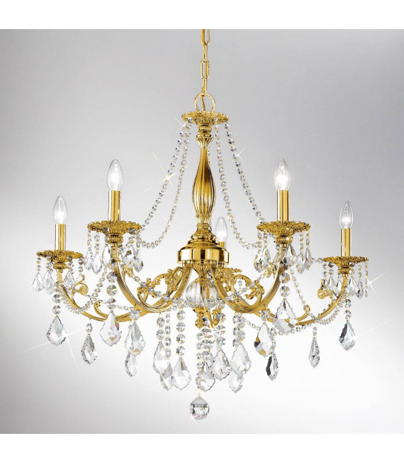PISANI CRYSTAL Chandelier 5 lights - 2