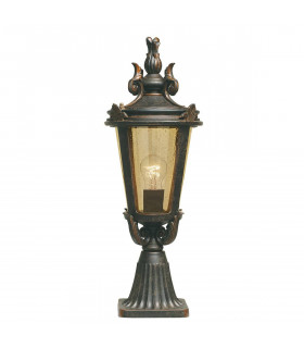 Baltimore Poller, Bronze und Braunglas, groß
