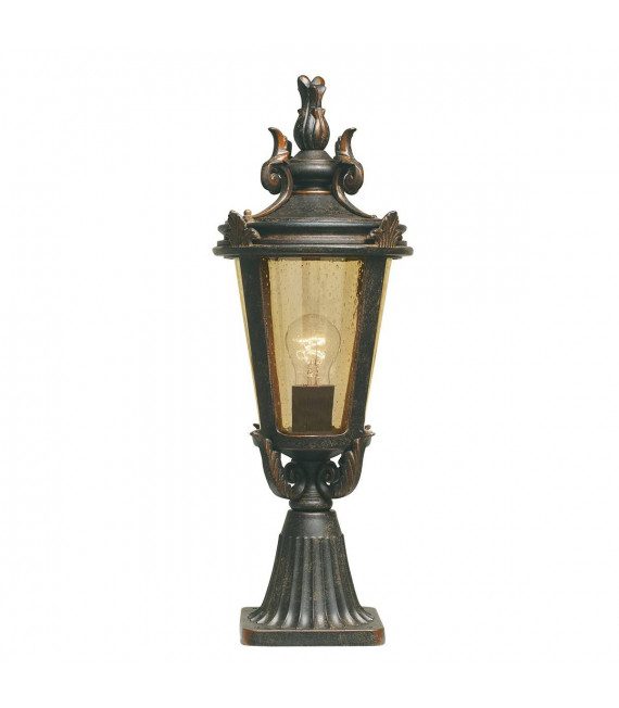 plafonnier ventilateur vintage 2 ampoules e27 max 60w brun patiné
