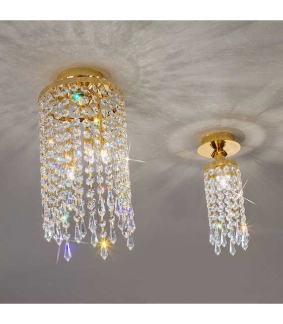 Design spot CHARLESTON 24 carati Oro 1 lampadina