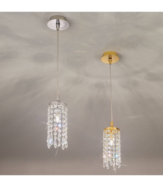 Design Anhänger CHARLESTON 24 Karat Gold 1 Glühbirne