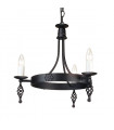Applique Belfry, noir, 2 ampoules