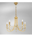Chandelier classique IMPERIAL laiton Anglais 5 ampoules