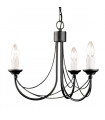 plafonnier ventilateur vintage 2 ampoules e27 max 60w brun patiné