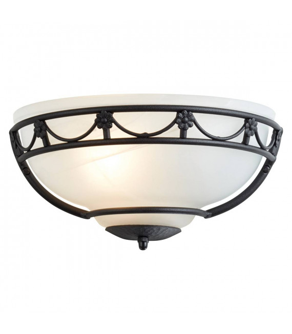 Lampada da parete Carisbrooke, nera