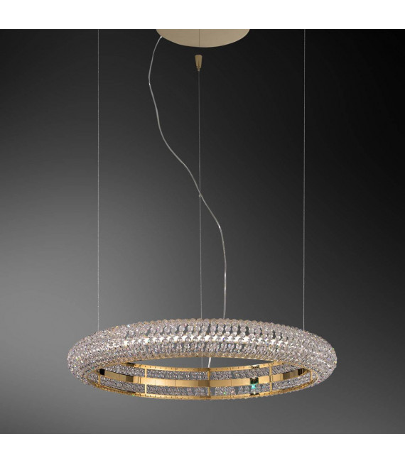Ciondolo design NOBILE in oro 24 carati 1 lampadina