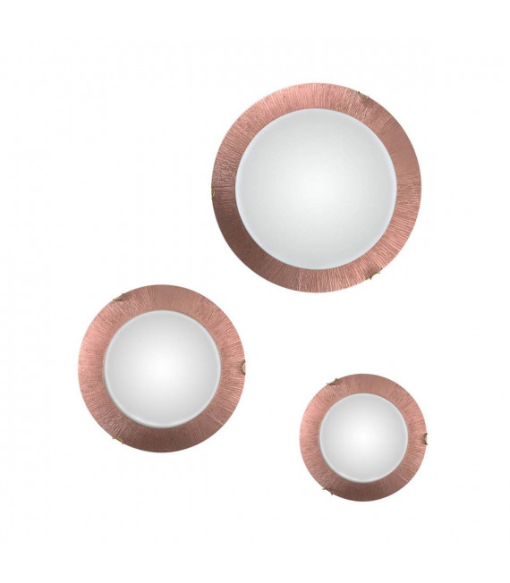 Lampada da soffitto MOON in ottone antico 1 lampadina