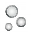 Plafonnier MOON argent 1 ampoule
