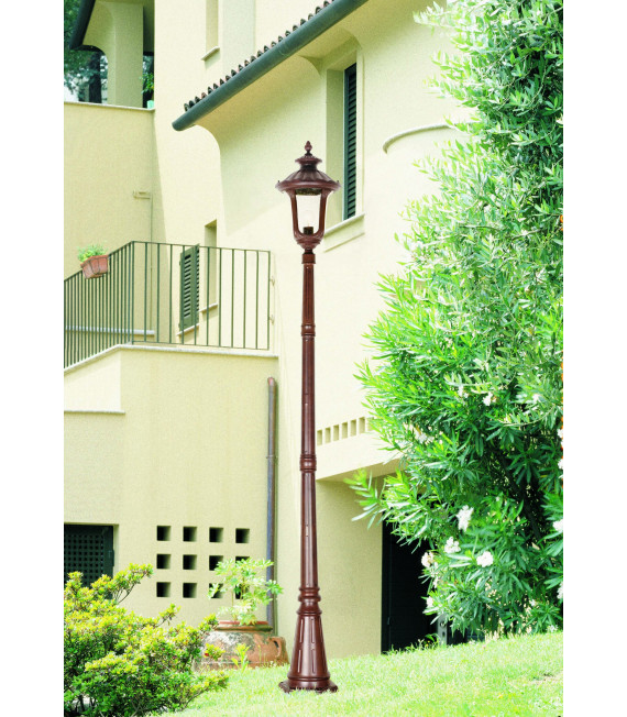 Chicago Stehlampe, rostige Bronze, klein