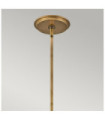 Hinkley Pendant Faux Alabaster, Heritage Brass Steel
