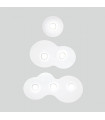 Plafonnier CIRCLE blanc 2 ampoules