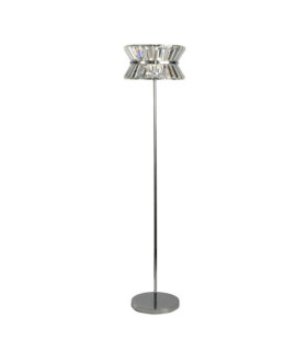 Lampada da terra Uptown in acciaio dolce cromato
