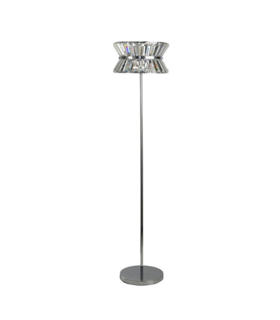Lampadaire Uptown Acier doux Chrome