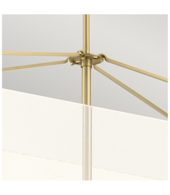 Kichler Pendelleuchte Aluminium, Eisen, transparenter Acryl-Lichtleiter Champagnergold