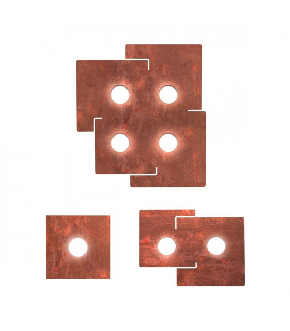 Plafonnier SQUARE blanc 1 ampoule