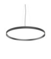 FLY LED pendant light Glass, Metal Matt black