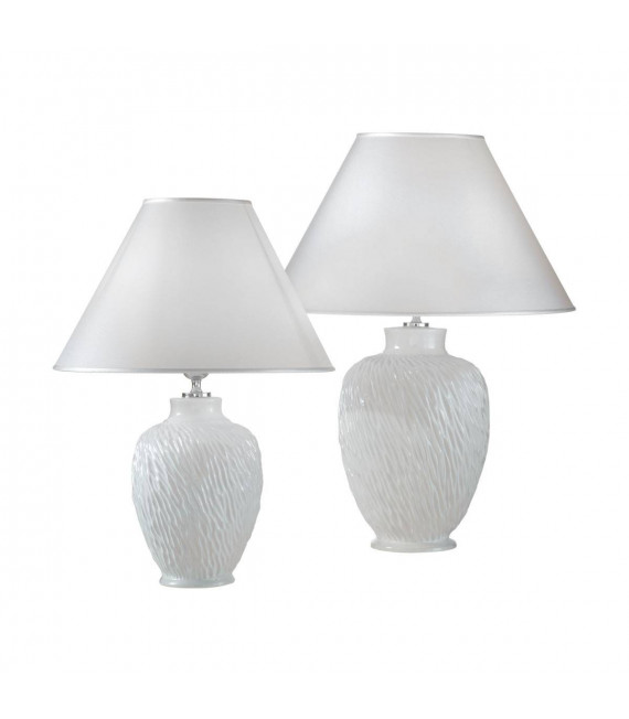 Lampada da tavolo bianca CHIARA 1 lampadina