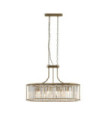 Victoria pendant light Mild steel, glass Antique Brass