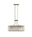 Victoria pendant light Mild steel, glass Antique Brass