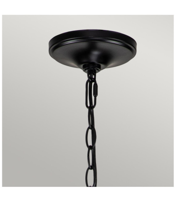 Suspension Capitol Acier Noir