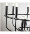 Suspension Capitol Acier Noir
