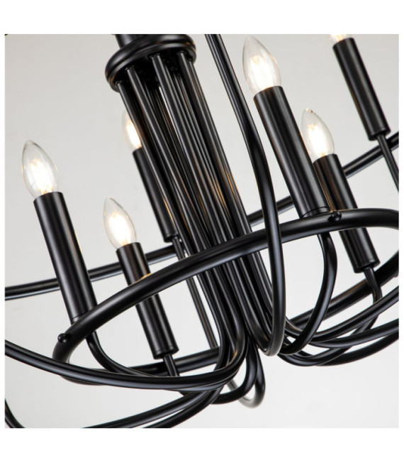 Capitol Suspension Black Steel